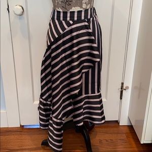 A New Day Ruffle Stripe Skirt